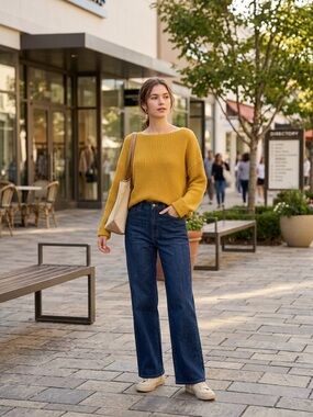 French Connection size L 100% Cotton Pullover